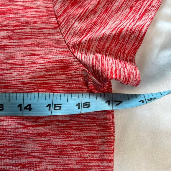 Ohio State OSU Varsity V Neck Women Red Marl Silver O Shirt Short Sleeve Medium - Picture 7 of 10